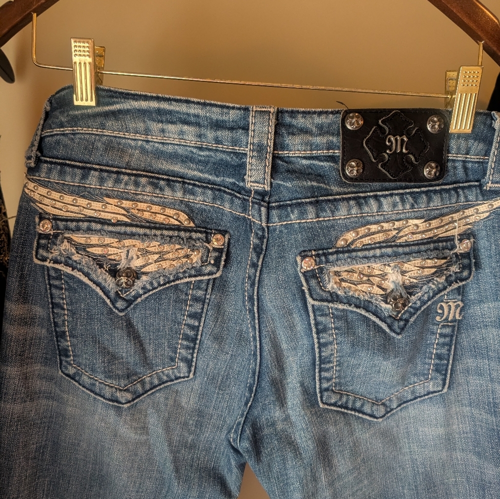 Miss Me Light Blue Boot Cut Jeans